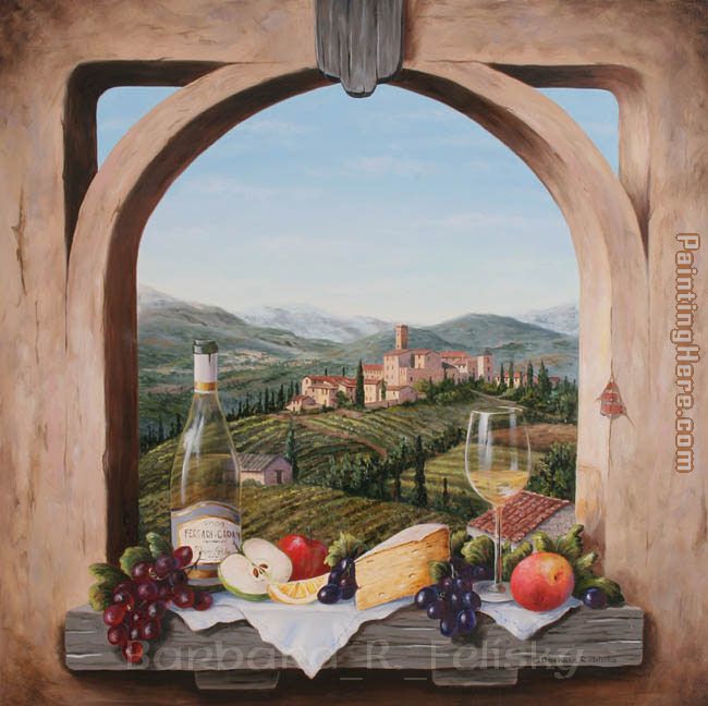 Still Life With The Castello painting - Barbara Felisky Still Life With The Castello art painting